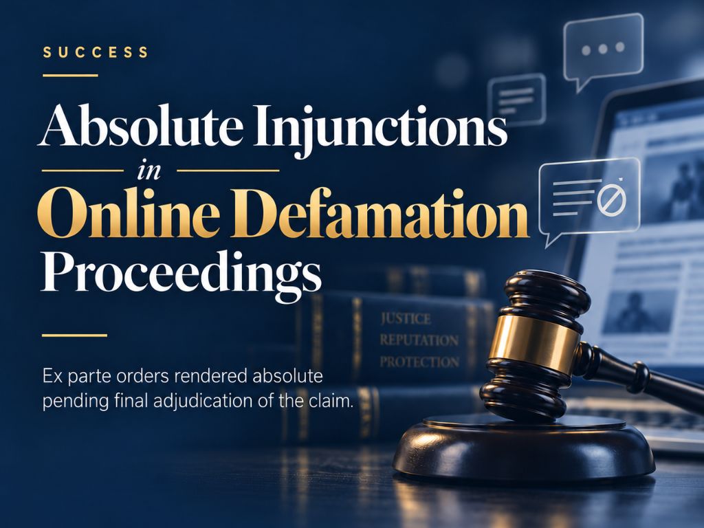 Economou & Co LLC Secures Absolute Injunctions for Fintech Firm in Online Defamation Case