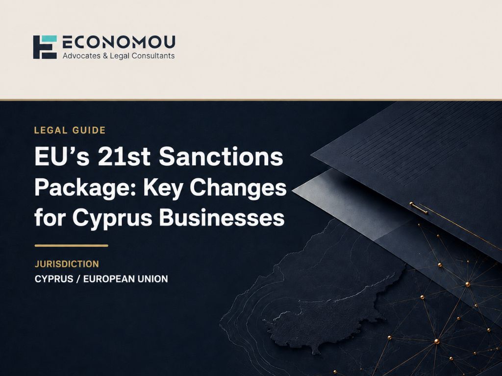 New Guide: EU's 21st Sanctions Package - Cyprus Crypto and Russian Claim